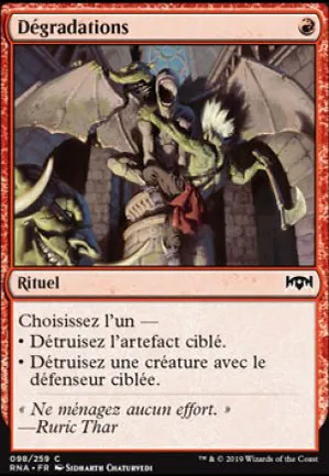 Dégradations
