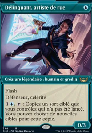 Délinquant, artiste de rue