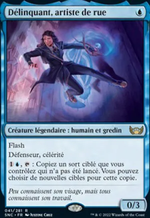Délinquant, artiste de rue