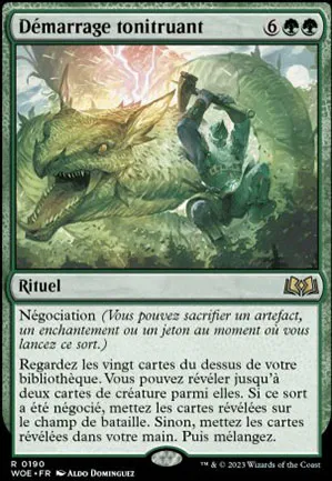 Démarrage tonitruant