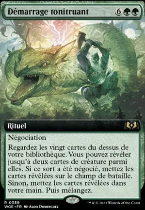 Démarrage tonitruant