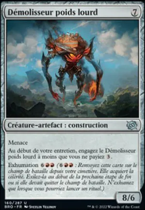 Démolisseur poids lourd