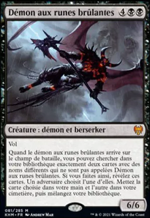 Démon aux runes brûlantes