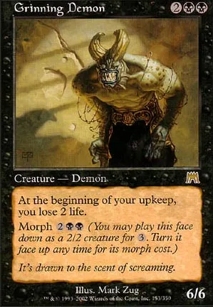 Démon grimaçant