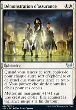 Démonstration d'assurance