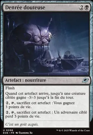 Denrée douteuse