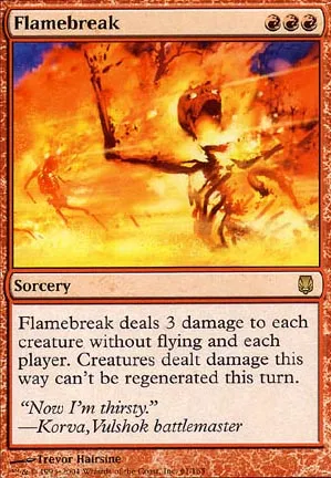 Départ de flammes