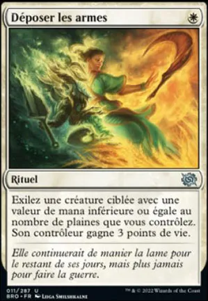 Déposer les armes