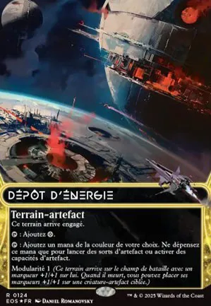 Dépôt d'énergie