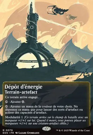 Dépôt d'énergie