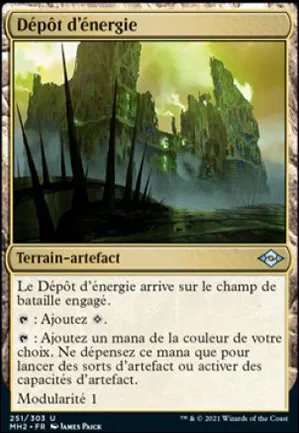 Dépôt d'énergie