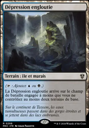 Dépression engloutie