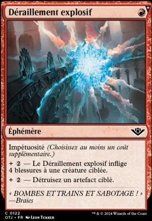 Déraillement explosif