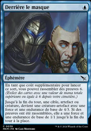 Derrière le masque