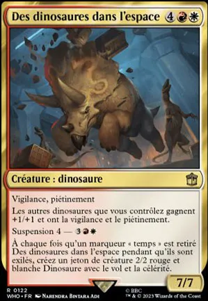 Des dinosaures dans l'espace