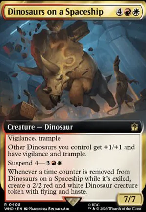 Des dinosaures dans l'espace