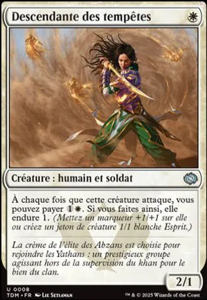 Descendante des tempêtes