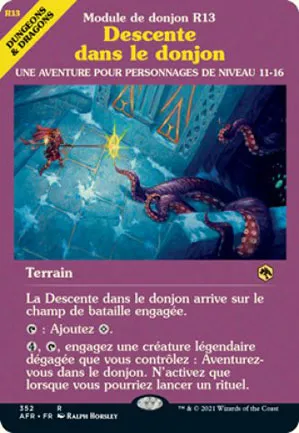 Descente dans le donjon