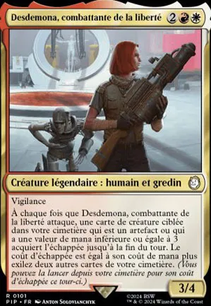 Desdemona, combattante de la liberté
