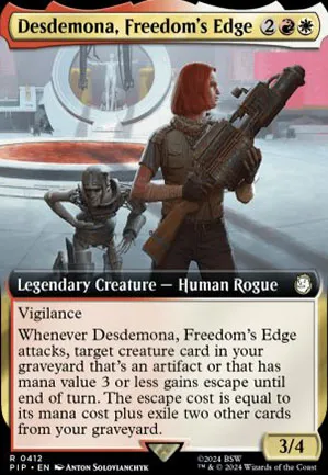 Desdemona, combattante de la liberté