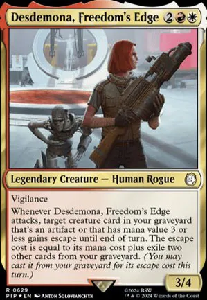 Desdemona, combattante de la liberté