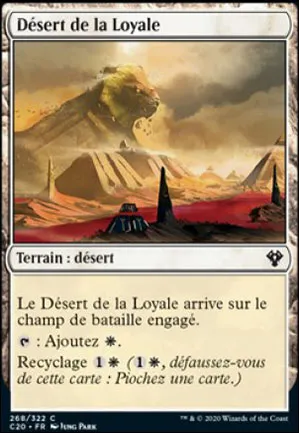 Désert de la Loyale