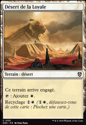 Désert de la Loyale