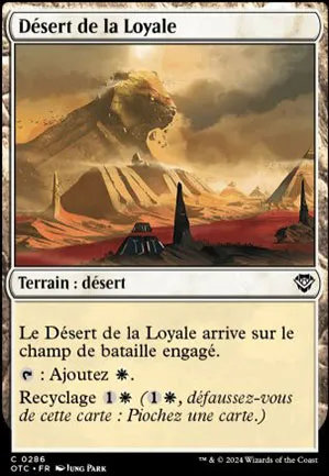 Désert de la Loyale