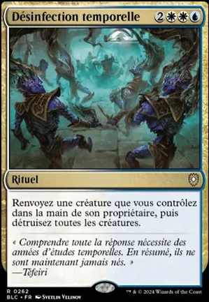 Désinfection temporelle