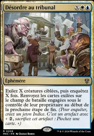 Désordre au tribunal