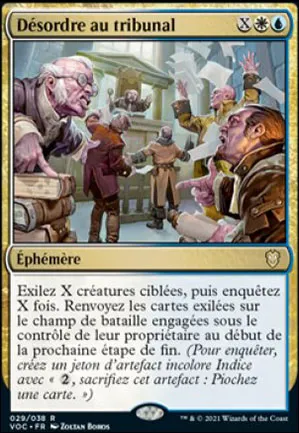 Désordre au tribunal