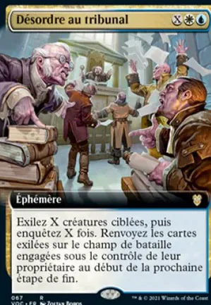 Désordre au tribunal