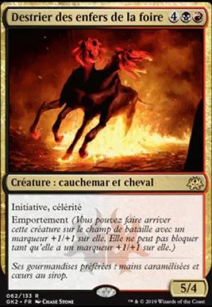 Destrier des enfers de la foire