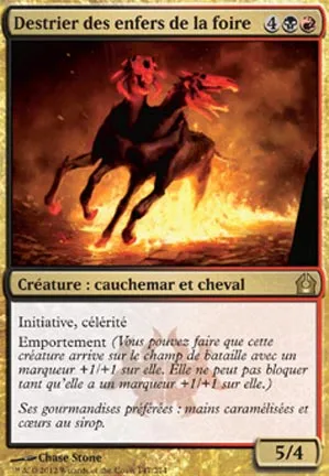 Destrier des enfers de la foire