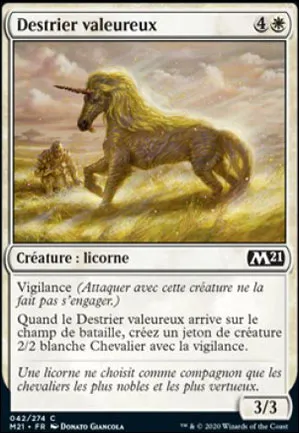 Destrier valeureux