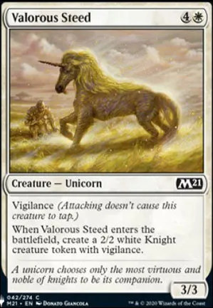 Destrier valeureux