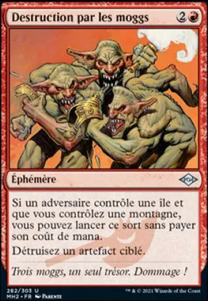 Destruction par les Moggs