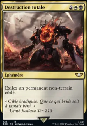 Destruction totale