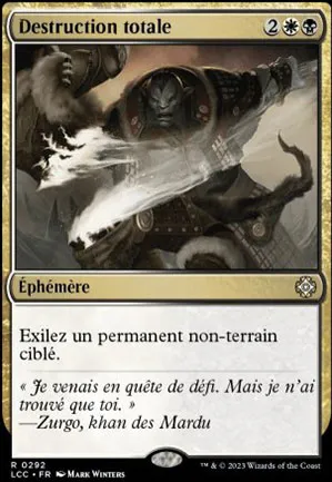 Destruction totale