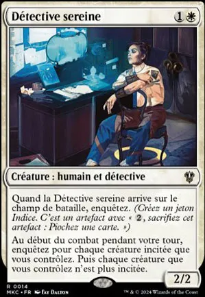 Détective sereine