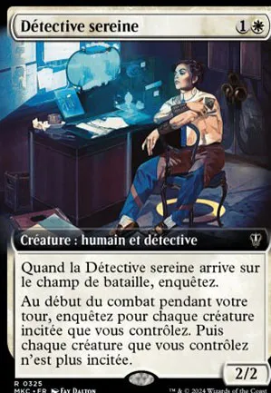 Détective sereine