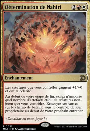 Détermination de Nahiri