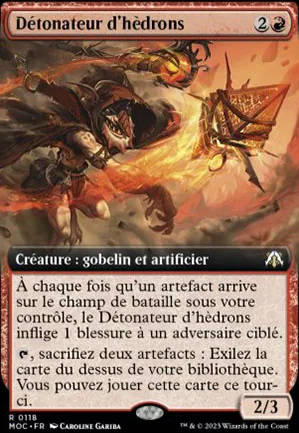 Détonateur d'hèdrons