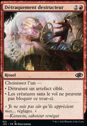 Détraquement destructeur