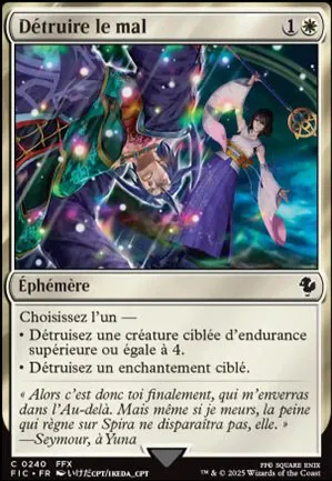 Détruire le mal