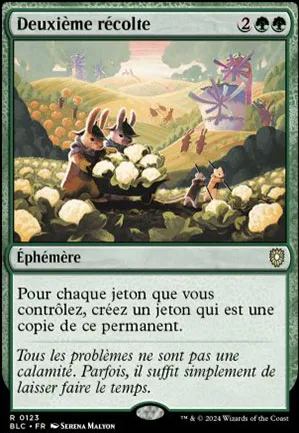 Deuxième récolte