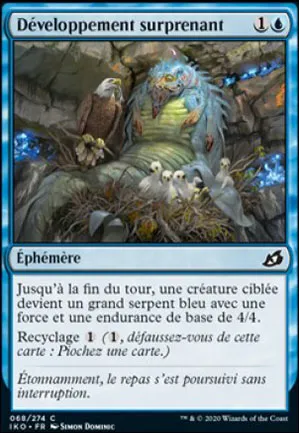 Développement surprenant