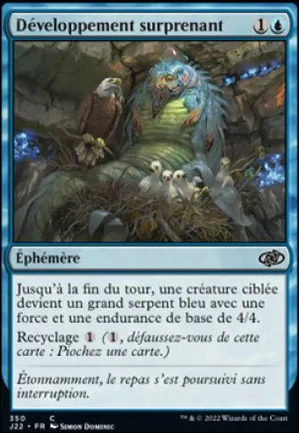 Développement surprenant