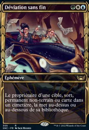 Déviation sans fin