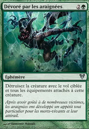 Dévoré par les araignées